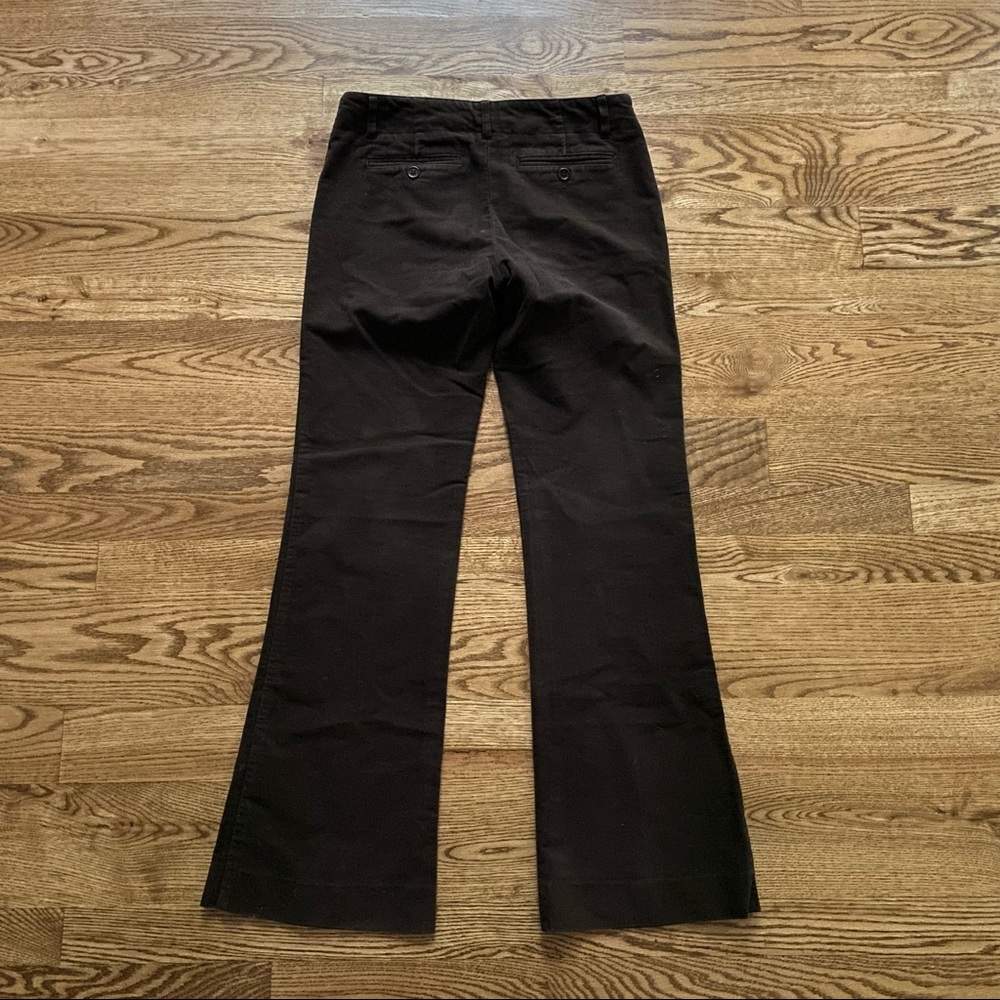 Theory brown velvet pants women size 2 plush feel with stretch dark academia - Picture 2 of 6